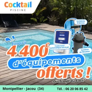 Construction de Piscine Coque à Montpellier