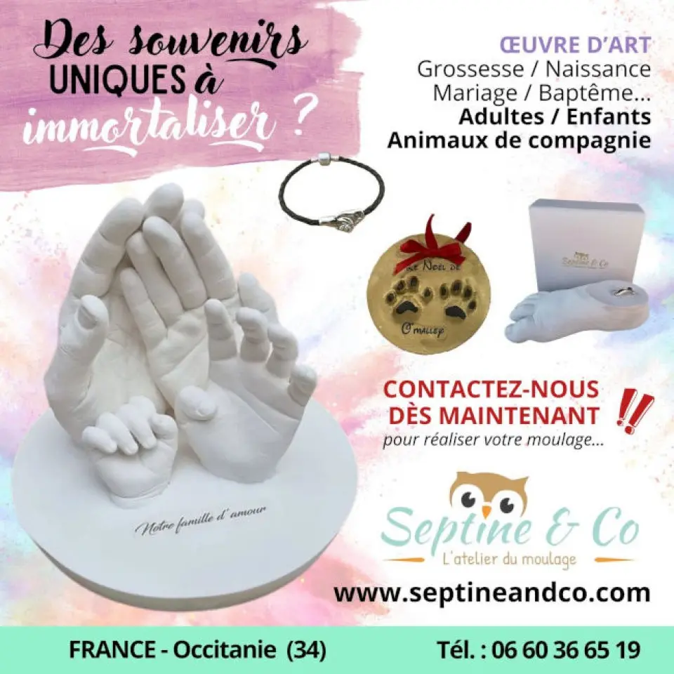 Moulage empreintes bébé 3d