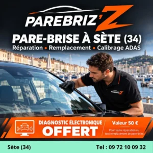 Pare-brise à Sète : durée d'une réparation ou d'un remplacement