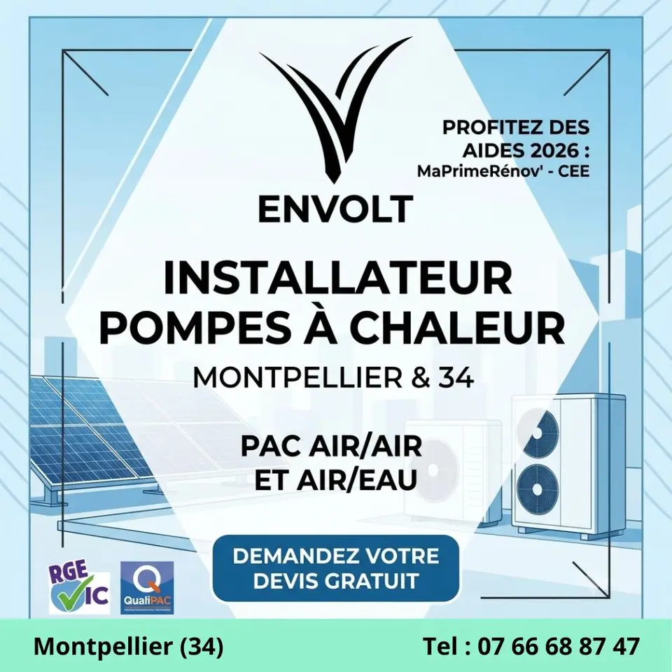 Pompe à chaleur en appartement à Montpellier (34)