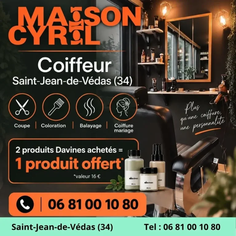Promotions Coiffure à Saint-Jean-de-Védas (34)
