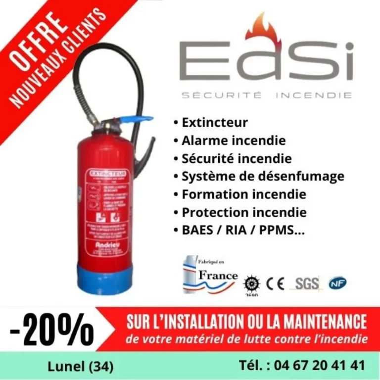 Sécurité Incendie à Lunel 34 : Alarme et Extincteurs, par où commencer ?