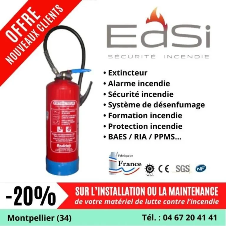 Sécurité Incendie et Extincteurs à Montpellier 34